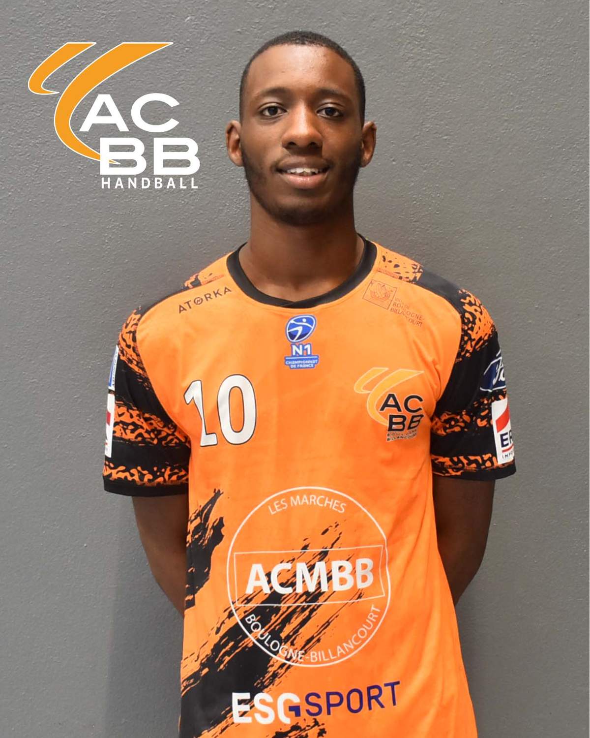 Joueur Mari Mouss N DIAKHA club Handball Athlétic Club Boulogne