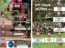 Epreuves VTT tour 2023