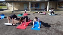 Gymnastique en plein air !