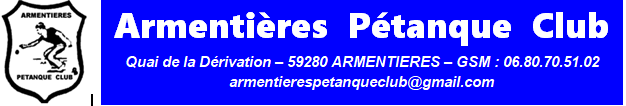 armentieres petanque club : site officiel du club de pétanque de  - clubeo