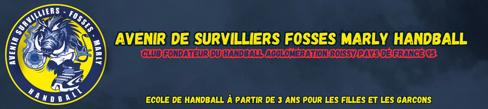 Avenir de Survilliers Fosses Marly Handball : site officiel du club de handball de Survilliers - clubeo