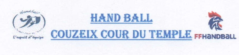 HandBall Couzeix Cour du Temple : site officiel du club de handball de Couzeix - clubeo