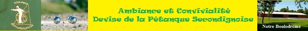 La Pétanque Secondignoise : site officiel du club de pétanque de SECONDIGNY - clubeo