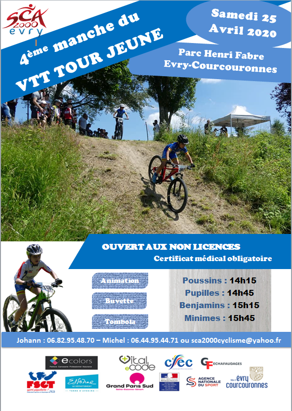 Album - Affiche SCA VTT TOUR JEUNE 25 avril - Photo N°1 - club Cyclisme ...