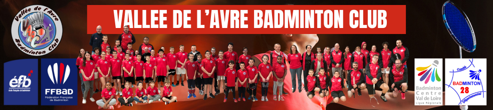 Vallée de l'Avre Badminton Club : Site Web Officiel : site officiel du club de badminton de Nonancourt - clubeo